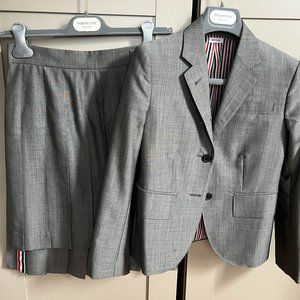 THOM BROWNE SKIRT SUIT SZ 36/ XXS